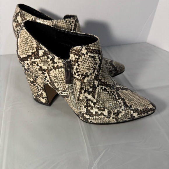 Michael Shannon Shoes - Michael by Michael Shannon Women’s Snakeskin-look Ankle Boots Size 7